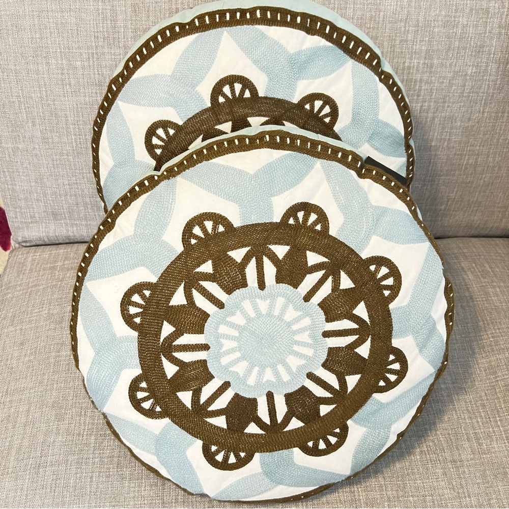 DwellStudio for Target Round Medallion Accent Throw Pillows Set of 2